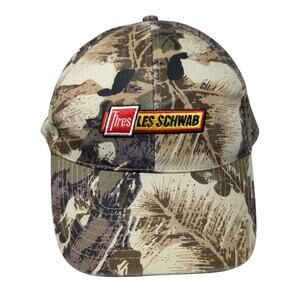 Tires LesSchwab Baseball Cap Multicolor One Size Adjustable Camouflage GO USA